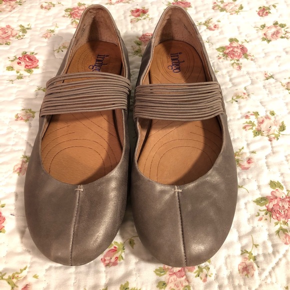 clarks indigo ballet flats